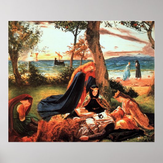 De dood van koning Arthur Poster (Voorkant)