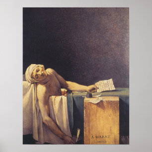 De dood van Marat Poster