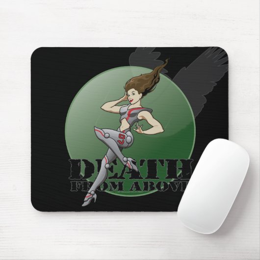 De dood van MechCorps van boven de Muismat (Met muis)