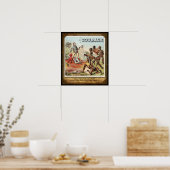 De dood van Melvill & Coghill in Isandlwana Poster (Keuken)