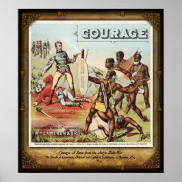 De dood van Melvill & Coghill in Isandlwana Poster