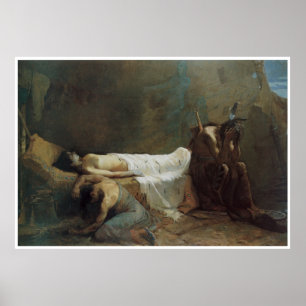 De dood van Minnehaha, 1885, Amerikaans West Poster