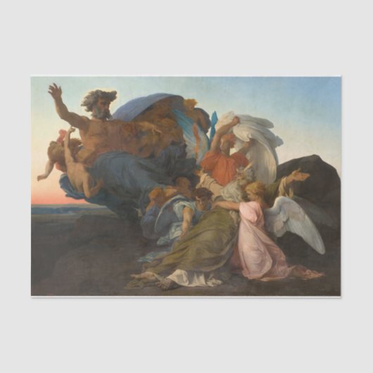 De dood van Mozes door Alexandre Cabanel Tissuepapier (Voorkant)