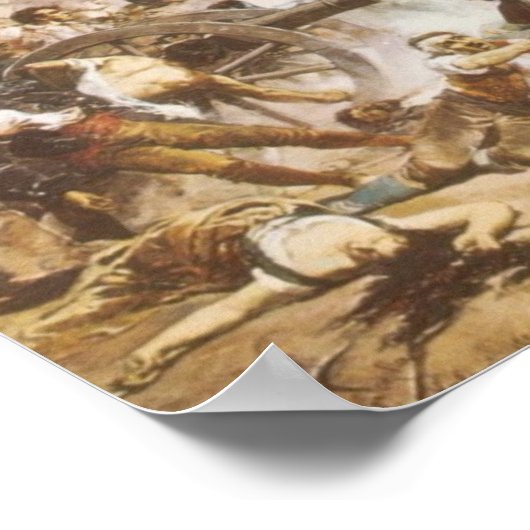 De dood van Pedro Velarde Poster (Hoek)