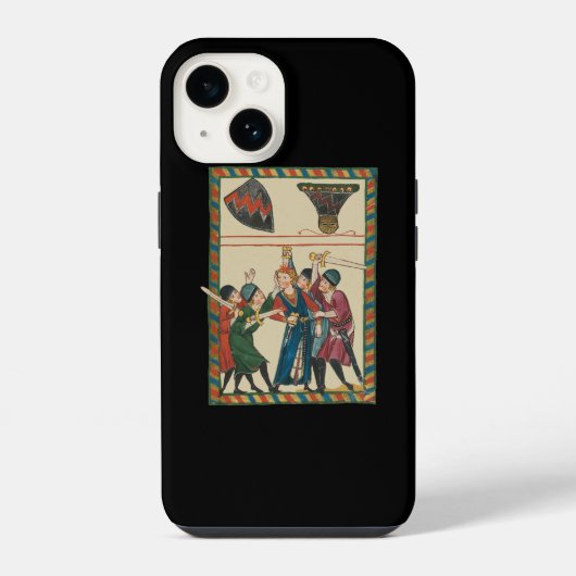 De dood van Reinmar von Brennenberg iPhone Hoesje (Achterkant)