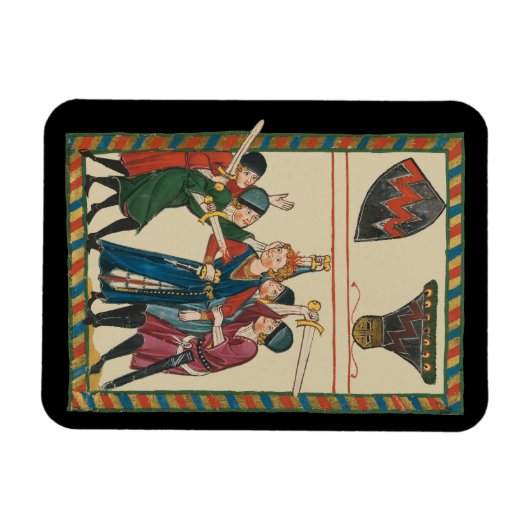 De dood van Reinmar von Brennenberg Magneet (Horizontaal)