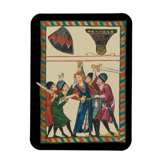 De dood van Reinmar von Brennenberg Magneet (Verticaal)