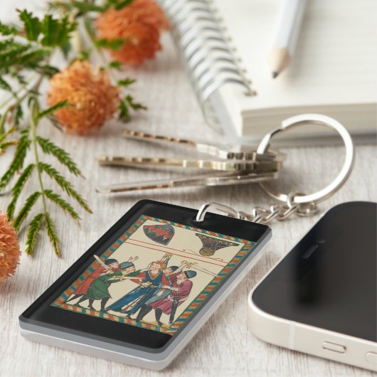 De dood van Reinmar von Brennenberg Sleutelhanger (Voorkant Rechts)