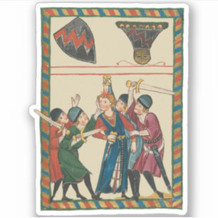 De dood van Reinmar von Brennenberg Sticker