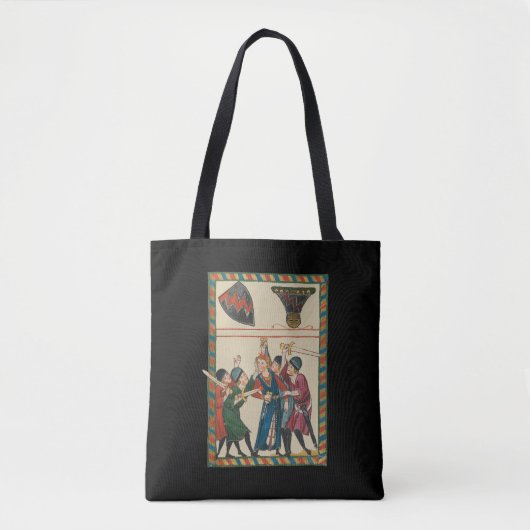 De dood van Reinmar von Brennenberg Tote Bag (Voorkant)