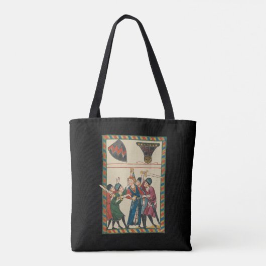 De dood van Reinmar von Brennenberg Tote Bag (Achterkant)