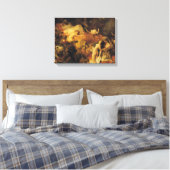 De dood van Sardanapalus Canvas Afdruk (Insitu (Slaapkamer))
