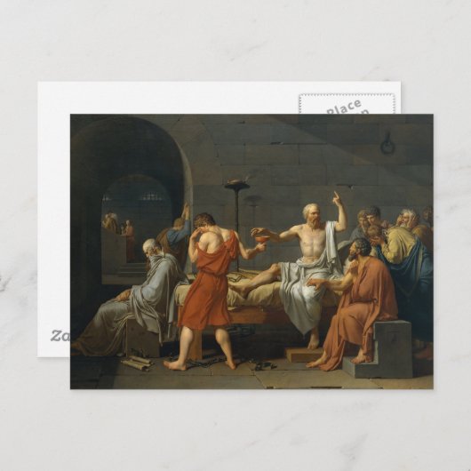 De dood van SOCRATES Briefkaart (Voorkant / Achterkant)