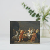 De dood van SOCRATES Briefkaart (Staand voorkant)