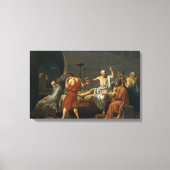 De dood van Socrates Canvas Afdruk (Voorkant)