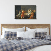 De dood van Socrates Canvas Afdruk (Insitu (Slaapkamer))
