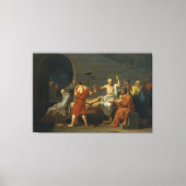 De dood van Socrates door Jacques-Louis David 1787 Canvas Afdruk (Voorkant)
