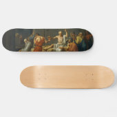 De dood van Socrates door Jacques-Louis David 1787 Persoonlijk Skateboard (Horizontaal)