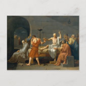De dood van Socrates door Jacques-Louis David Briefkaart (Voorkant)