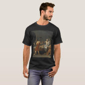 De Dood Van Socrates Door Jacques-Louis David T-shirt (Voorkant volledig)