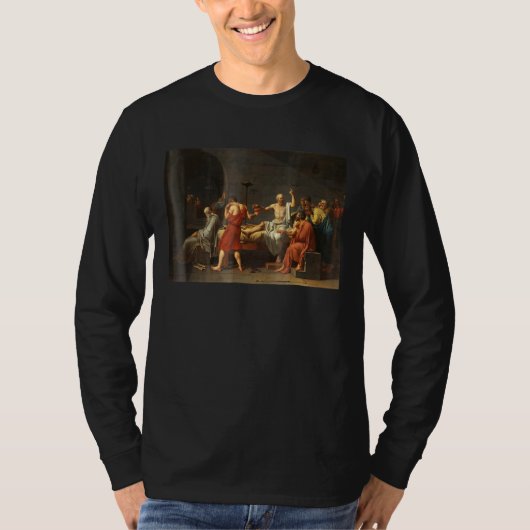 De Dood Van Socrates Jacques Louis David Kunst Pri T-shirt (Voorkant)