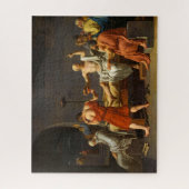 De dood van Socrates, La Mort de Socrate, 1787 Legpuzzel (Verticaal)