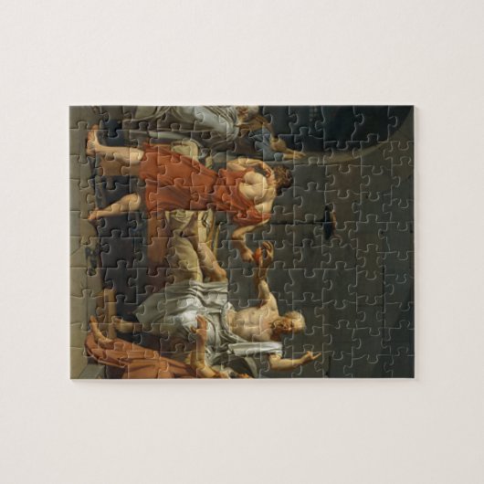 De dood van SOCRATES Legpuzzel (Horizontaal)