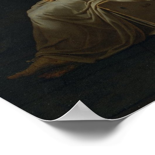 De dood van Socrates Poster (Hoek)