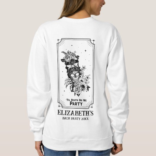 De dood van vandaag doet ons een cadeautje voor br trui (Achterkant)