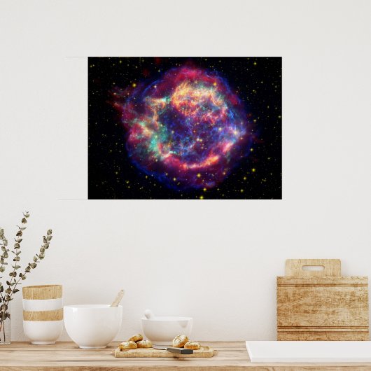 De dood wordt haar poster (Keuken)