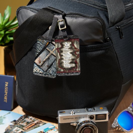 De dood wordt veroordeeld bagagelabel (Voorkant /achterkant)