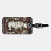 De dood wordt veroordeeld bagagelabel (Voorkant horizontaal)