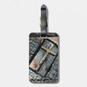 De dood wordt veroordeeld bagagelabel (Achterkant verticaal)