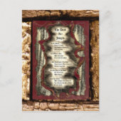 De dood wordt veroordeeld briefkaart (Voorkant)