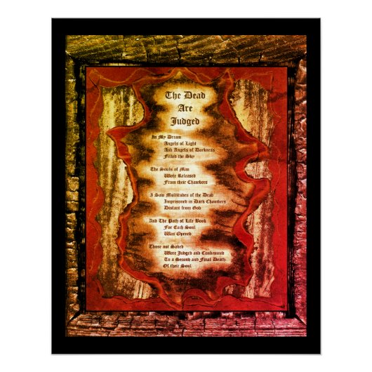 De dood wordt veroordeeld perfect poster (Voorkant)