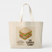 De Doodle Decoder Grote Tote Bag (Achterkant)