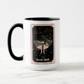 De Doodmoth Tarot Card Moon Pink Celestial Mok (Links)
