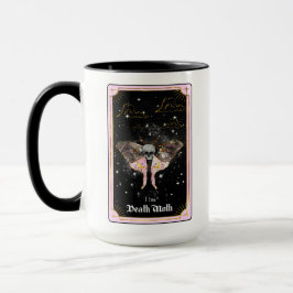 De Doodmoth Tarot Card Moon Pink Celestial Mok