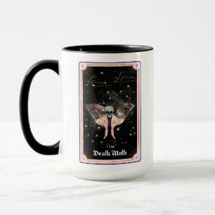 De Doodmoth Tarot Card Moon Pink Celestial Mok