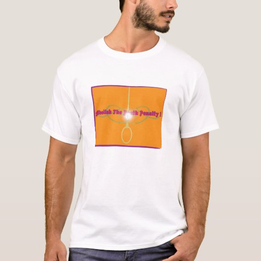 De doodstraf afschaffen! t-shirt (Voorkant)