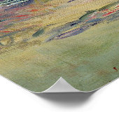 De dooi op de Seine, bij Vetheuil, 1880 Poster (Hoek)