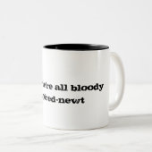 de doolder : de nieuwe bloederige inspiratie tweekleurige koffiemok (Voorkant rechts)