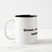 de doolder : de nieuwe bloederige inspiratie tweekleurige koffiemok (Links)