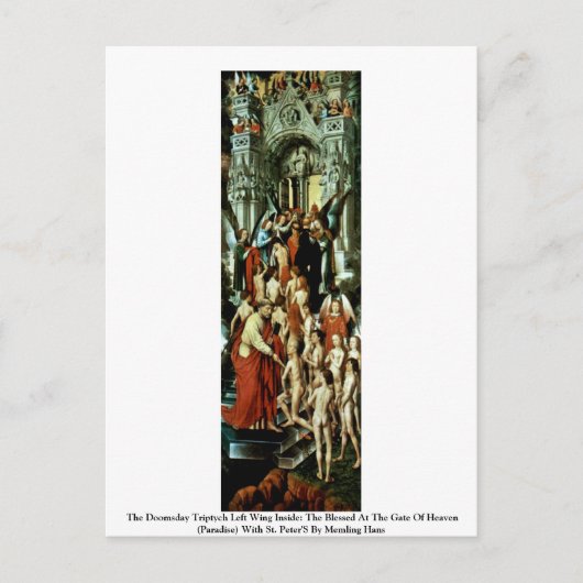 De Doomsday Triptych links Wing Inside Briefkaart (Voorkant)