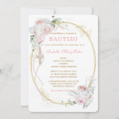 De Doop en de Eerste Verjaardag uitnodiging van on (Voorkant)