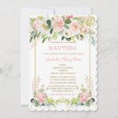 De Doop en eerste verjaardag uitnodiging van onze  (Voorkant)