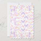 De Doop en eerste verjaardag uitnodiging van onze (Achterkant)