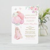 De Doop en eerste verjaardag uitnodiging van onze  (Staand voorkant)