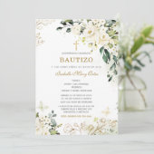 De Doop en eerste verjaardag van onze dochter Kaart (Staand voorkant)