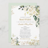 De Doop en eerste verjaardag van onze dochter Kaart (Voorkant / Achterkant)